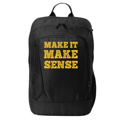 Make It Make Sense City Backpack