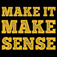 Make It Make Sense 7-Panel Snapback Hat