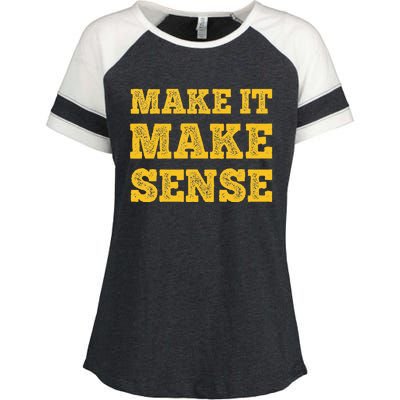 Make It Make Sense Enza Ladies Jersey Colorblock Tee