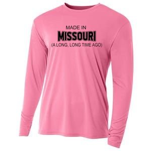 Made In Missouri A Long Long Time Ago Cooling Performance Long Sleeve Crew