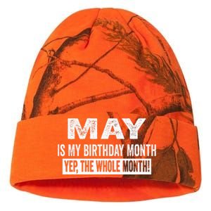 May Is My Birthday Month Yep The Whole Month Kati Licensed 12" Camo Beanie