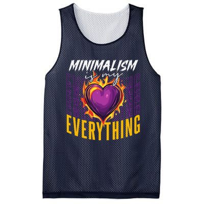 Minimalism Is My Everything Simplistic Peaceful Zen Mesh Reversible Basketball Jersey Tank