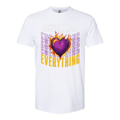 Minimalism Is My Everything Simplistic Peaceful Zen Softstyle CVC T-Shirt