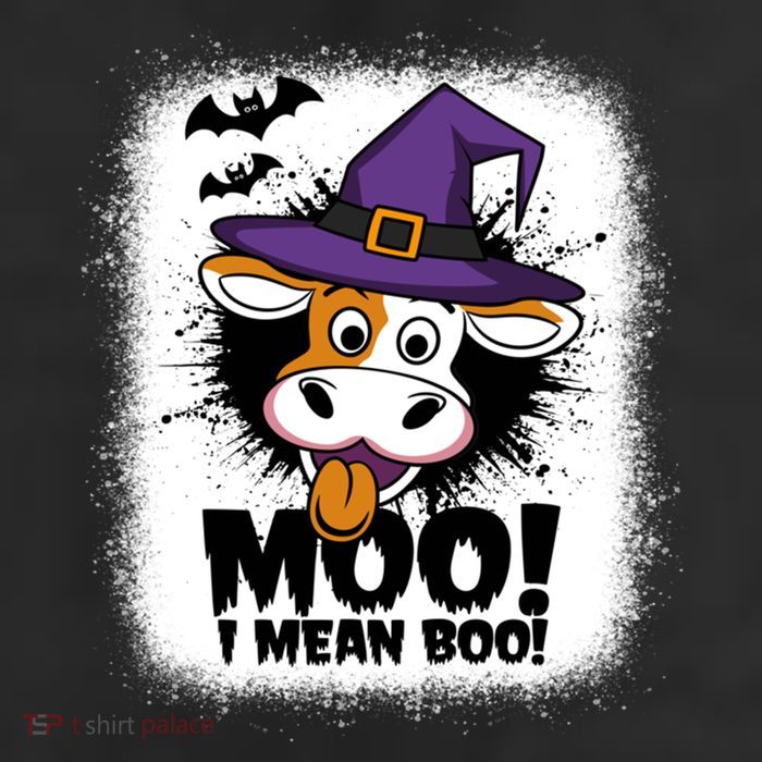 Moo I Mean Boo Funny Ghost Cows Halloween Highland Cow Gift 11oz C Handle Ceramic Mug