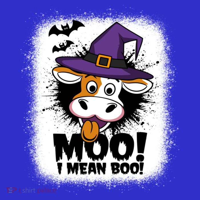 Moo I Mean Boo Funny Ghost Cows Halloween Highland Cow Gift Baby Bodysuit
