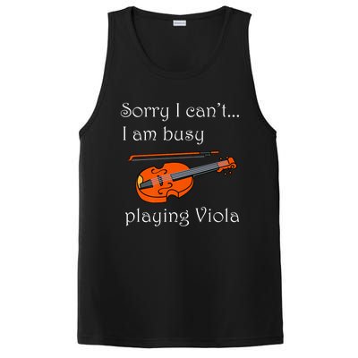 Music Instrut Musician Violist Playing Viola Funny Gift PosiCharge Competitor Tank