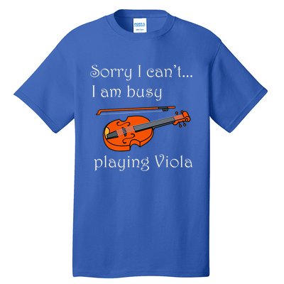 Music Instrut Musician Violist Playing Viola Funny Gift Tall T-Shirt