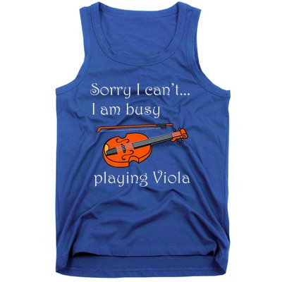 Music Instrut Musician Violist Playing Viola Funny Gift Tank Top