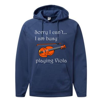 Music Instrut Musician Violist Playing Viola Funny Gift Performance Fleece Hoodie