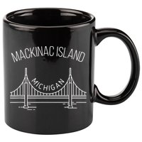 Mackinac Island Michigan 11oz C Handle Ceramic Mug