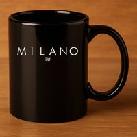Milano Italy 11oz C Handle Ceramic Mug