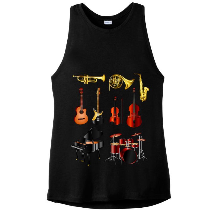 Musical Instruments Ladies PosiCharge Tri-Blend Wicking Tank
