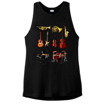 Musical Instruments Ladies PosiCharge Tri-Blend Wicking Tank