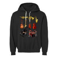 Musical Instruments Garment-Dyed Fleece Hoodie