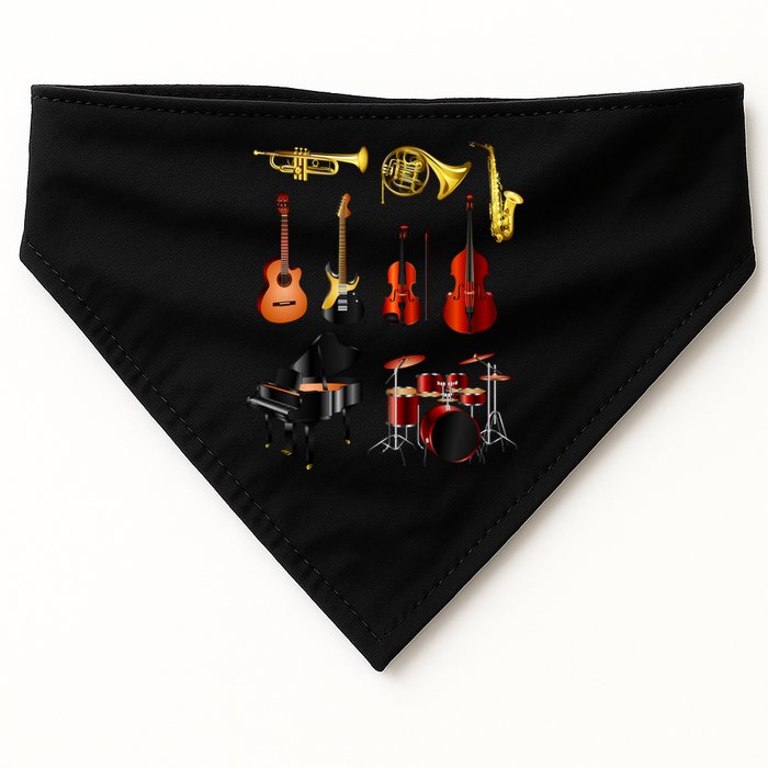 Musical Instruments USA-Made Doggie Bandana