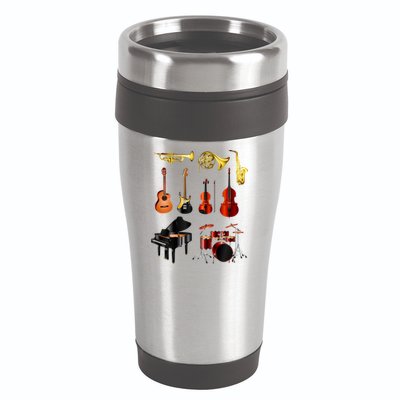 Musical Instruments 16oz Travel Tumbler