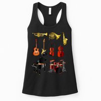 Musical Instruments Womens Tank Top