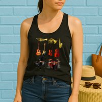 Musical Instruments Womens Tank Top