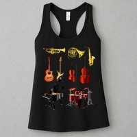 Musical Instruments Womens Tank Top