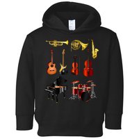Musical Instruments Toddler Hoodie