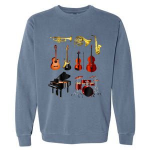 Musical Instruments Garment-Dyed Sweatshirt