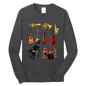 Musical Instruments Long Sleeve Shirt