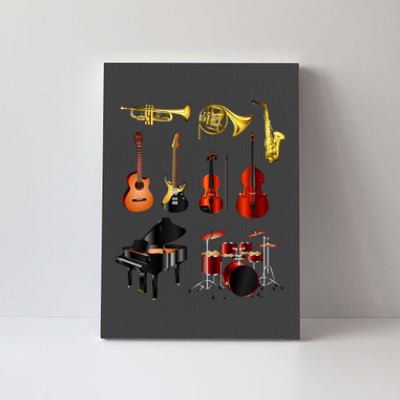 Musical Instruments Canvas