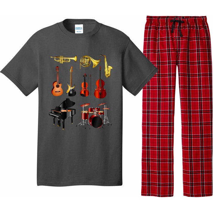 Musical Instruments Pajama Set