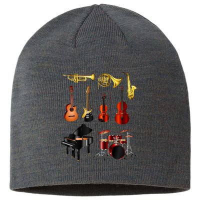 Musical Instruments Sustainable Beanie