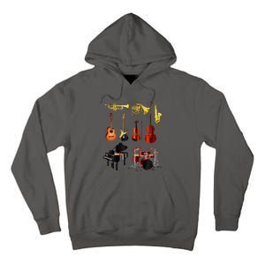 Musical Instruments Tall Hoodie