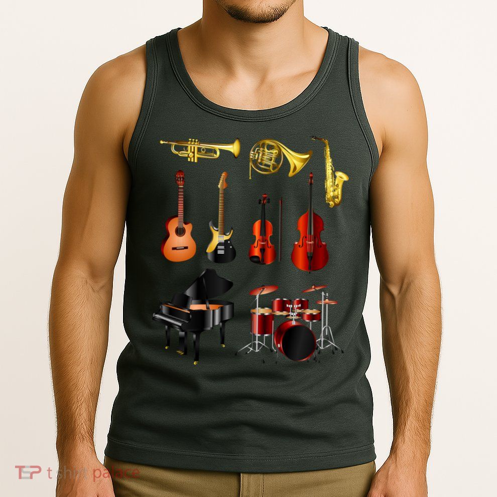 Musical Instruments Tank Top