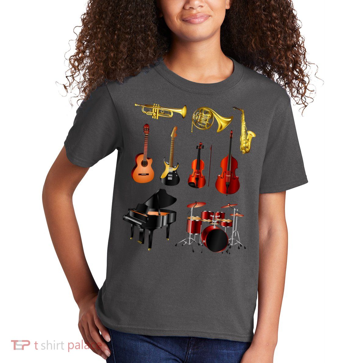 Musical Instruments Kids T-Shirt