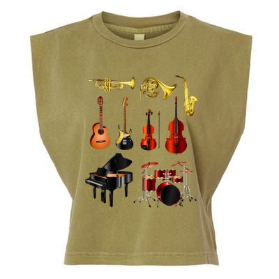 Musical Instruments Garment-Dyed Women's Muscle Tee