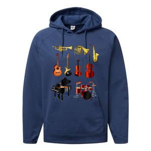 Musical Instruments Performance Fleece Hoodie