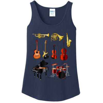 Musical Instruments Ladies Essential Tank