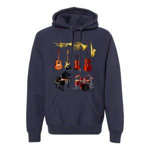 Musical Instruments Premium Hoodie