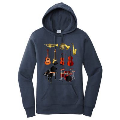 Musical Instruments Women's Pullover Hoodie