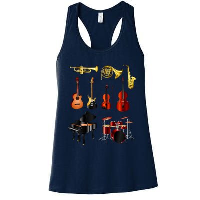 Musical Instruments Women's Racerback Tank