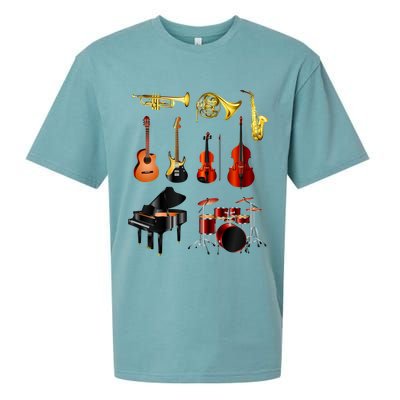 Musical Instruments Sueded Cloud Jersey T-Shirt