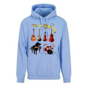 Musical Instruments Unisex Surf Hoodie