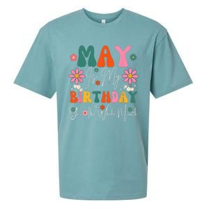 May Is My Birthday Yes The Whole Month Sueded Cloud Jersey T-Shirt