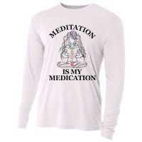 Meditation Is My Medication Kundalini Yoga Chakra Spiritual Cooling Performance Long Sleeve Crew