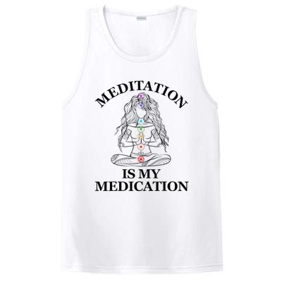 Meditation Is My Medication Kundalini Yoga Chakra Spiritual PosiCharge Competitor Tank