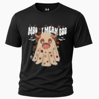 Moo I Mean Boo Funny Halloween Pig Ghost Performance Shirt