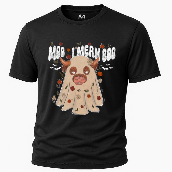 Moo I Mean Boo Funny Halloween Pig Ghost Performance Shirt