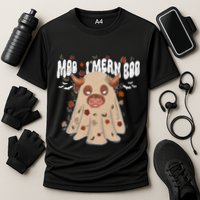 Moo I Mean Boo Funny Halloween Pig Ghost Performance Shirt