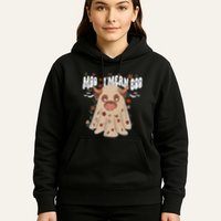Moo I Mean Boo Funny Halloween Pig Ghost Hoodie