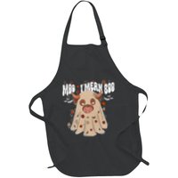 Moo I Mean Boo Funny Halloween Pig Ghost Apron
