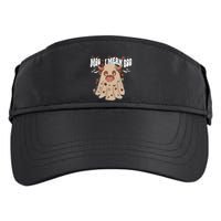 Moo I Mean Boo Funny Halloween Pig Ghost Adult Drive Performance Visor