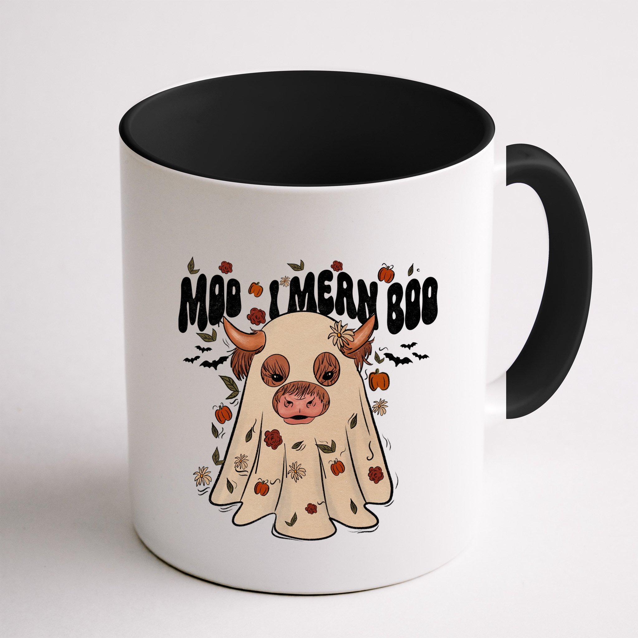 Moo I Mean Boo Funny Halloween Pig Ghost Mug